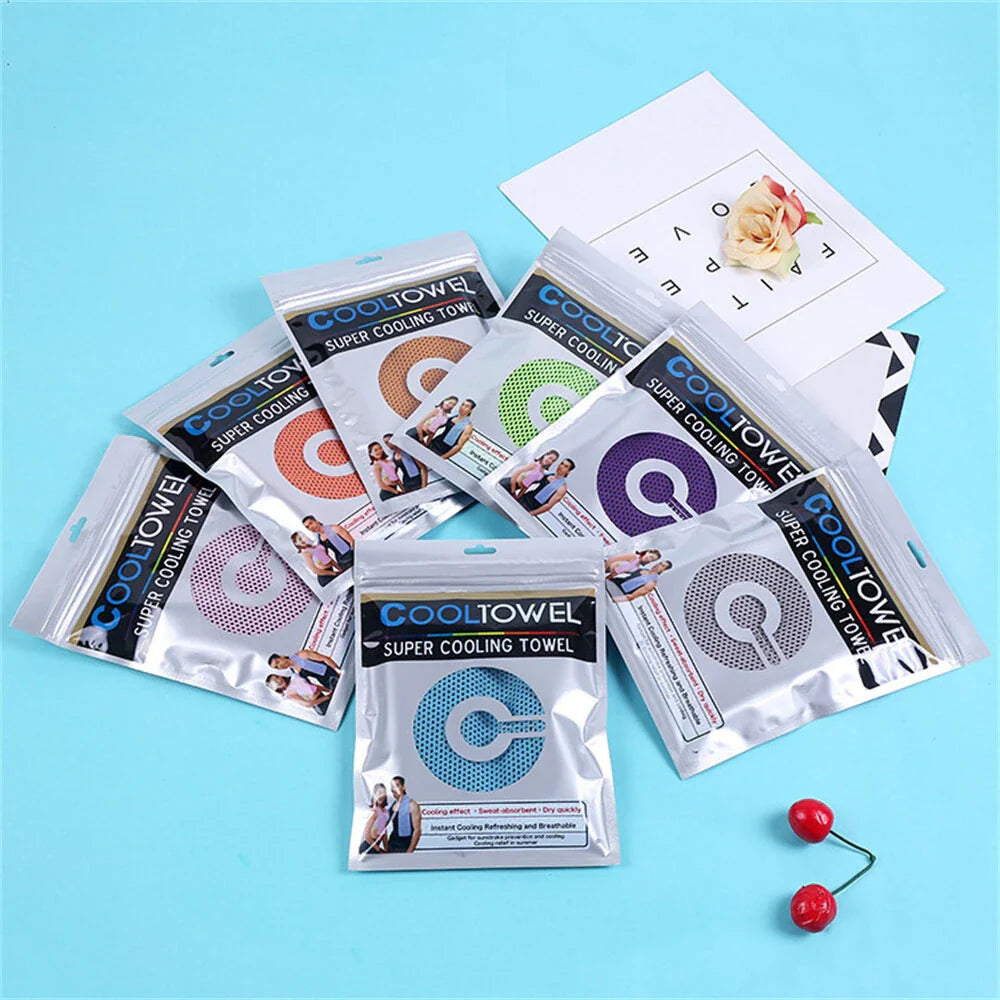 Workout Cooling Towels, Sports Ice Towel For Gym, Microfiber Soft Breathable Towel, Quick Dry Cooling Towel